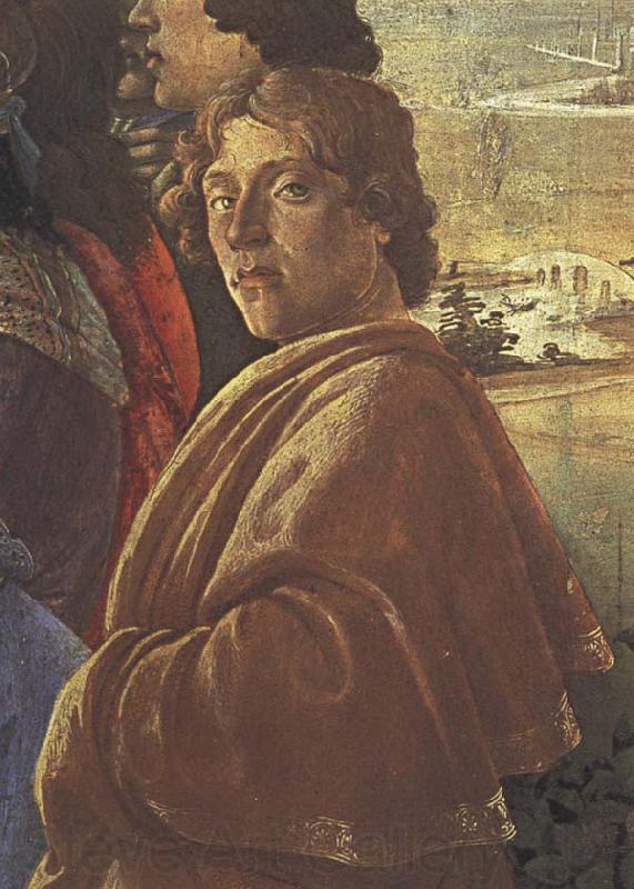 Sandro Botticelli Detail from the Adoraton of the Magi Germany oil painting art